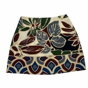 Zara Multicolor Floral Mini Skirt